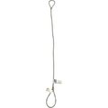 Mazzella Lift America Wire Rope Sling 1in x 12' Eye & Eye, 9800/11200/22400 Lbs Cap S602065